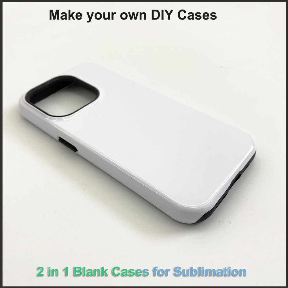 Phone Case Blank Print - 5 pezzi 2 in 1 custodia