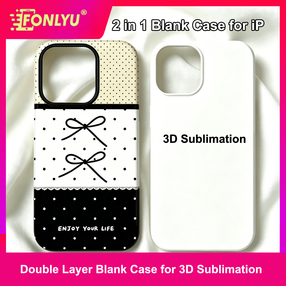 FONLYU 2 in 1 Cover per telefo - Phone Case Blank Print recensione e prezzo